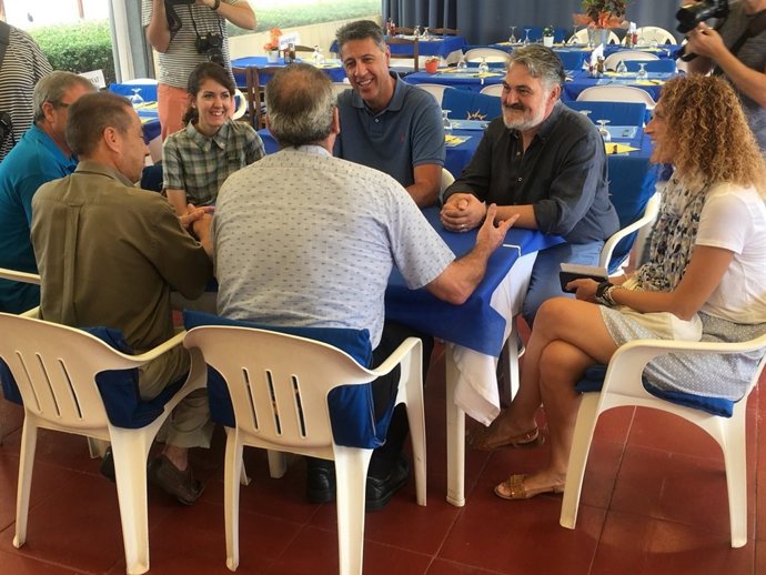 El presidentel del PP catalán, Xavier García Albiol, en Blanes
