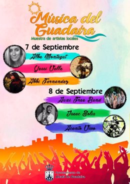Cartel del concierto con artistas de Alcalá de Guadaíra