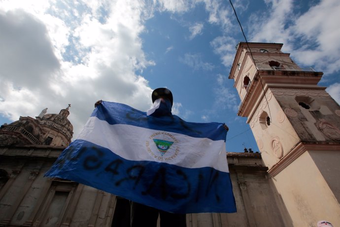 Protesta contra el Gobierno de Daniel Ortega en Nicaragua
