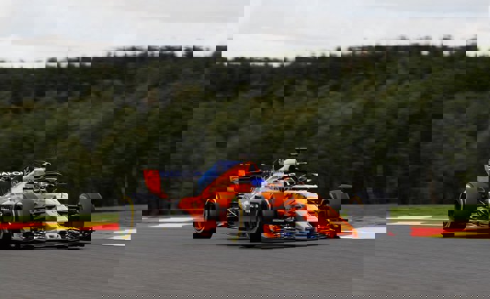 Fernando Alonso en Bélgica