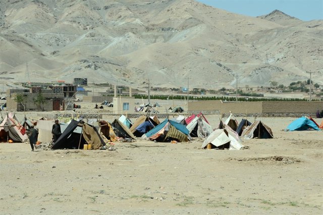 Desplazados por la sequía en Herat