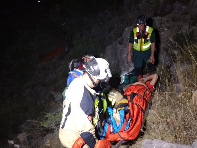 Rescate en el embalse de Mezalocha.