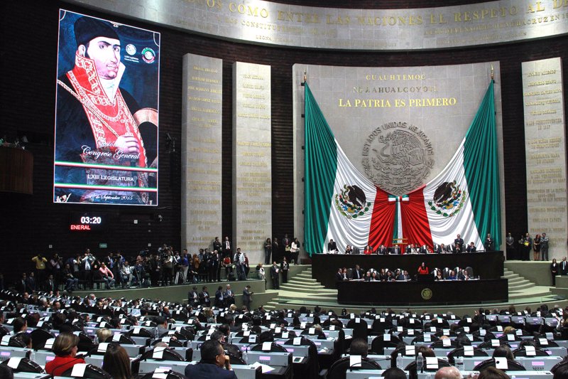 Comienza a funcionar el nuevo Congreso mexicano, por primera vez con