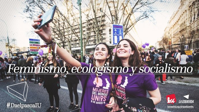 Imagen de la campaña de IU Madrid