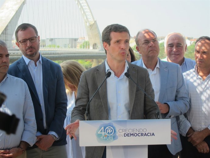 El president del PP, Pablo Casado                      