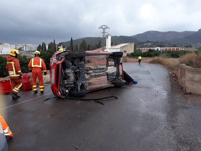 Accidente en Benifairo de les Valls