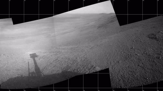 Imágenes del cráter Endeavour de Marte
