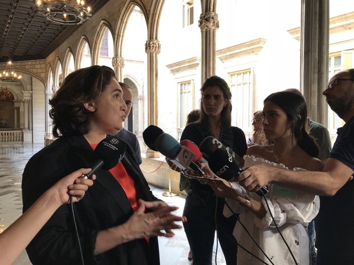 L'alcaldessa de Barcelona, Ada Colau.