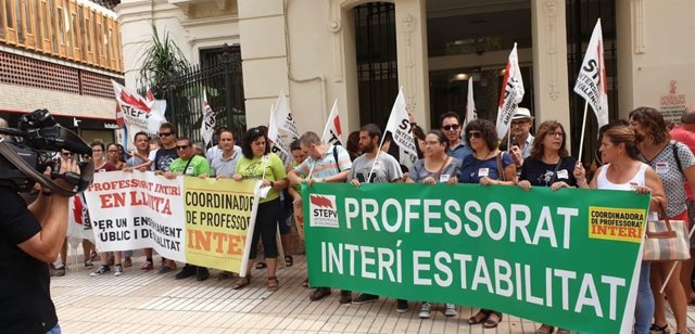 Protesta de interinos 