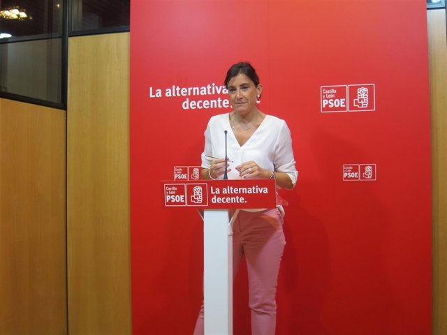 Ana Sánchez, secretaria de Organización del PSCyL.              