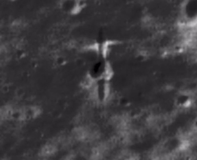 Lugar de impacto en la Luna de la nave SMART 1 