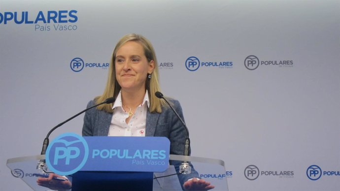 La secretaria general del PP vasco, Amaya Fernández