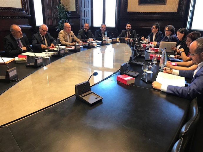 La Mesa del Parlament en una imagen de archivo.