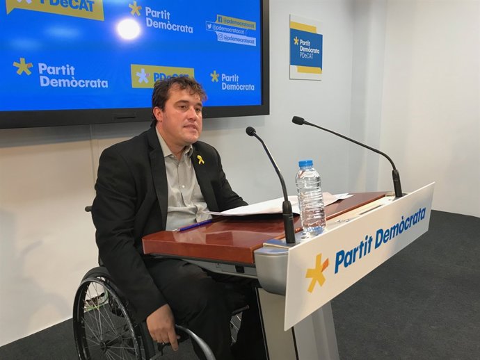 El president del PDeCAT, David Bonvehí