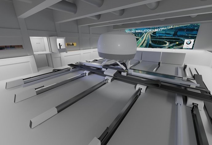 Centro de simulación de conducción de BMW en Múnich (Alemania)