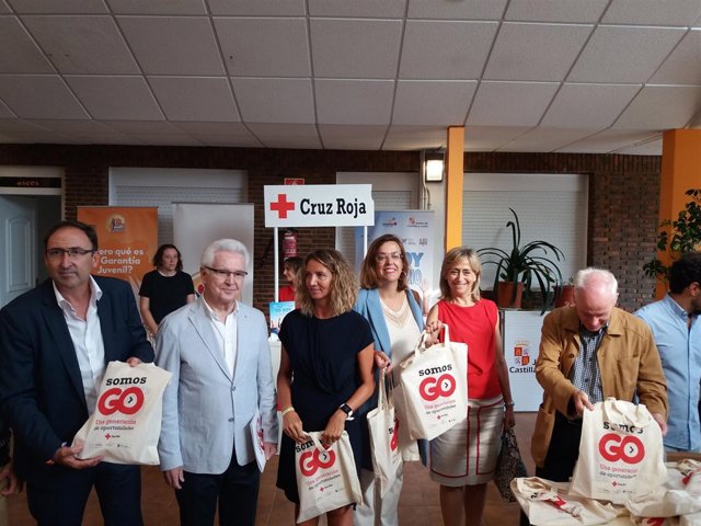 Polanco (I), García y Armisen en jornada de Garantía Juvenil Palencia 4-9-2018