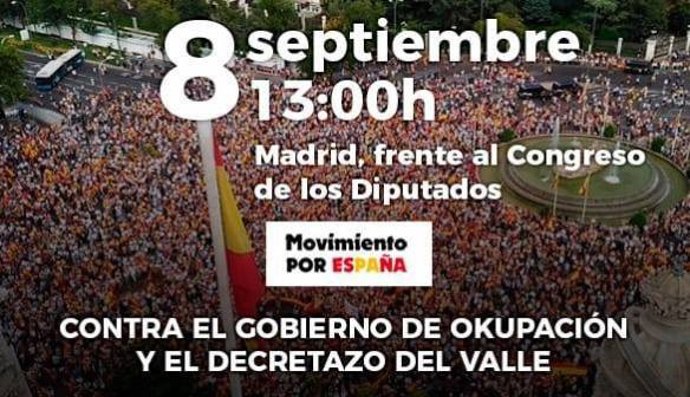 Cartel de la manifestación