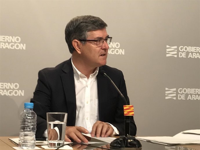 El consejero de Presidencia del Gobierno de Aragón, Vicente Guillén. 