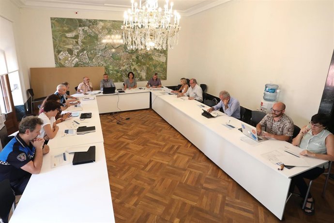 Reunión de la Junta de Movilidad del Ayuntamiento de Pamplona