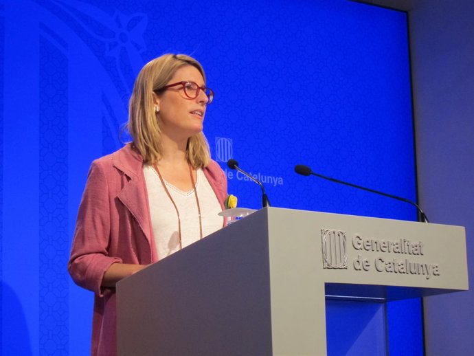 La consellera i portaveu del Govern, Elsa Artadi