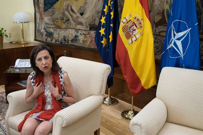 Entrevista de Europa Press a la ministra de Defensa, Margarita Robles