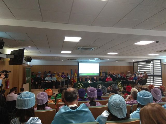 Acto de apertura del curso 2018-2019 en la UPV