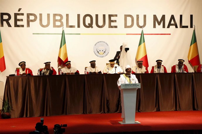 El presidente de Malí, Ibrahim Boubacar Keita, jura el cargo
