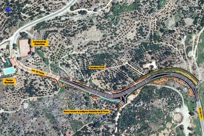 Arreglo de la carretera de El Torno