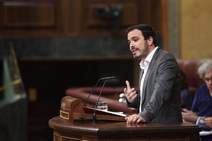 Alberto Garzón interviene en el Congreso