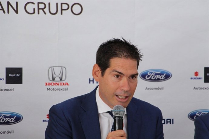 Kike Boned, en su presentación como Vicepresidente Ejecutivo de ElPozo Murcia FS