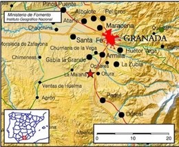 Terremoto con epicentro en Alhendín (Granada)