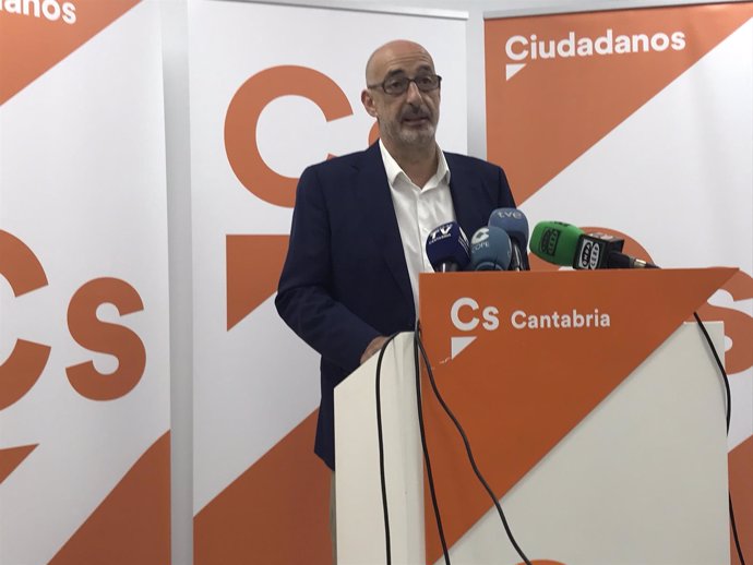 El portavoz de Cs en Cantabria, Félix Álvarez