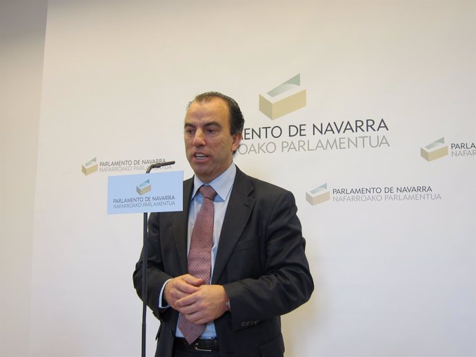 Carlos García Adanero, parlamentario de UPN.