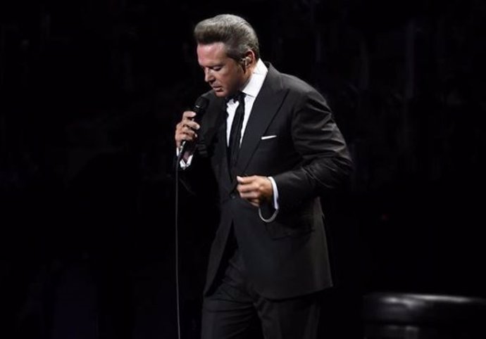 Luis Miguel en su concierto en Texas