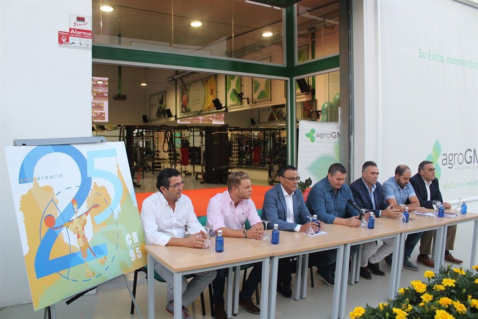 Acto de celebración del 25º aniversario del CB 'La Palma 95'