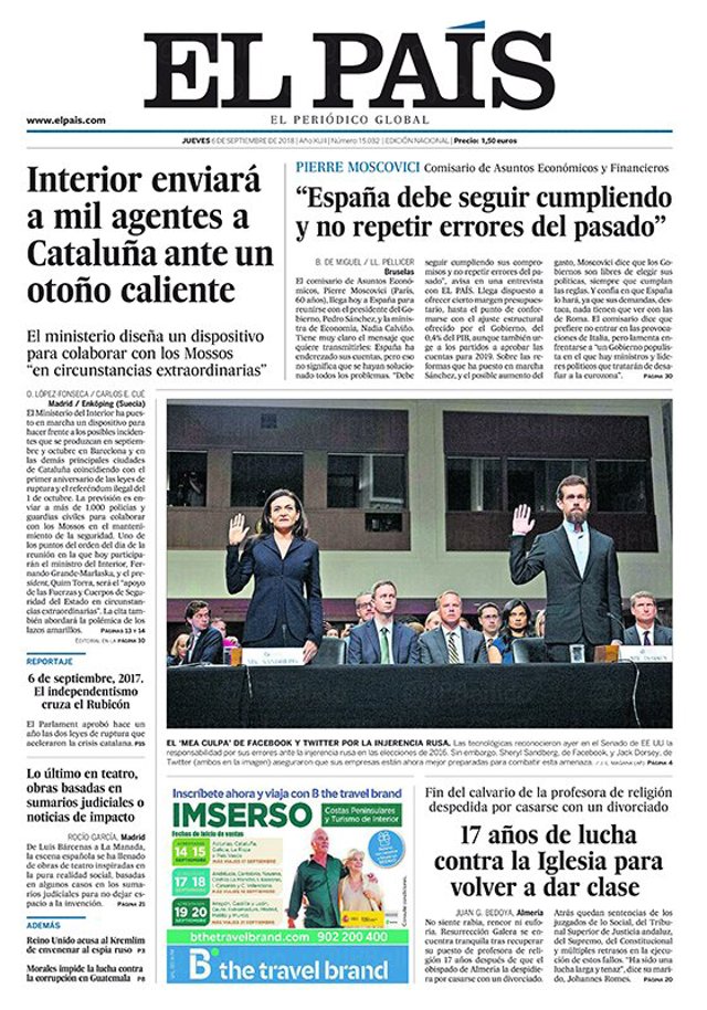 Portada El País