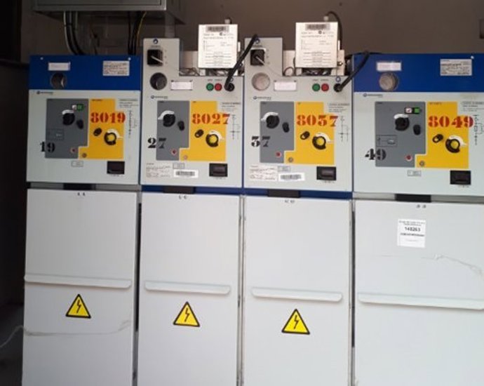 Imatge d'un centre de transformació reformat per Endesa a Canyelles