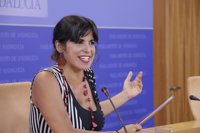Teresa Rodríguez, dispuesta a liderar 'Adelante Andalucía', asegura que la confluencia estará lista para un adelanto