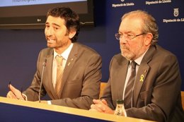  El Conseller De Políticas Digitales , Jordi Puigneró Y  Joan Reñé
