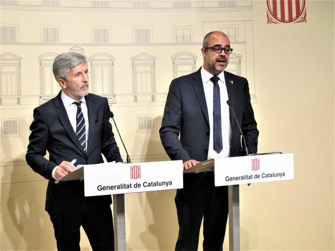 Ministre Fernando Grande-Marlaska, conseller Miquel Buch