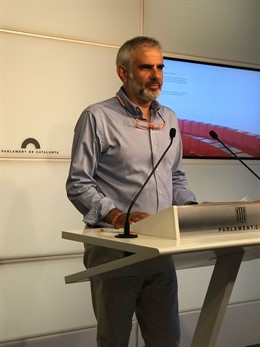 El portaveu de Cs al Parlament, Carlos Carrizosa