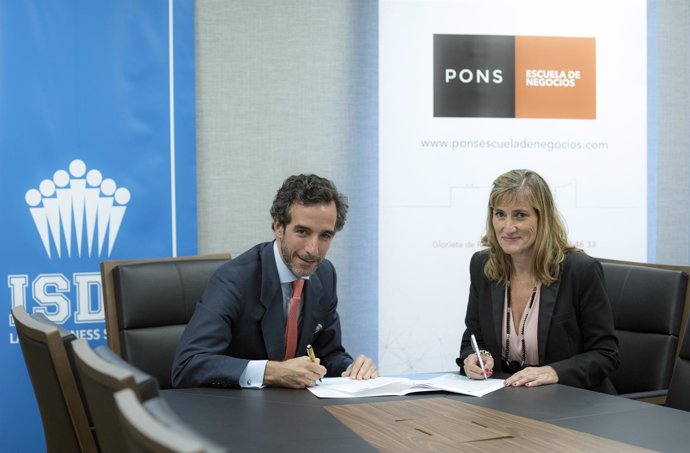 ISDE y PONS firman un acuerdo para impartir programas máster