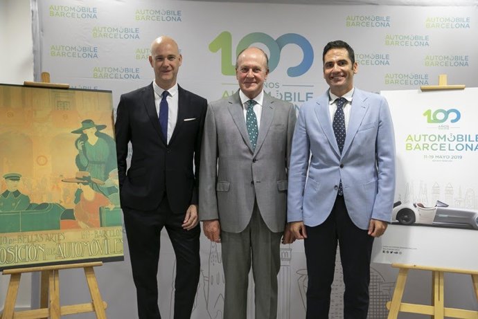 Ricard Zapatero (Fira de Barcelona) i Enrique Lacalle i José Miguel García (Acte