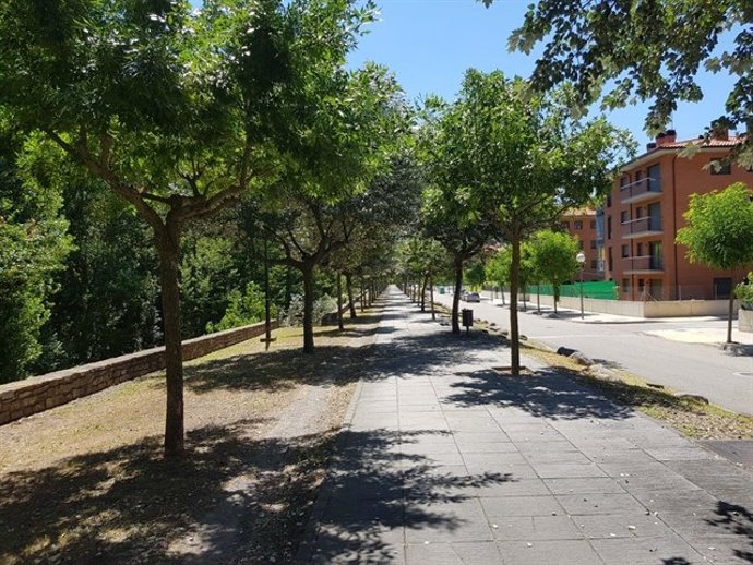 Passeig 'Josep Borrell i Fontelles'  de la Pobla de Segur (Lleida)