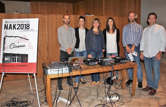 Presentación del Festival de Música Contemporánea de Navarra 2018