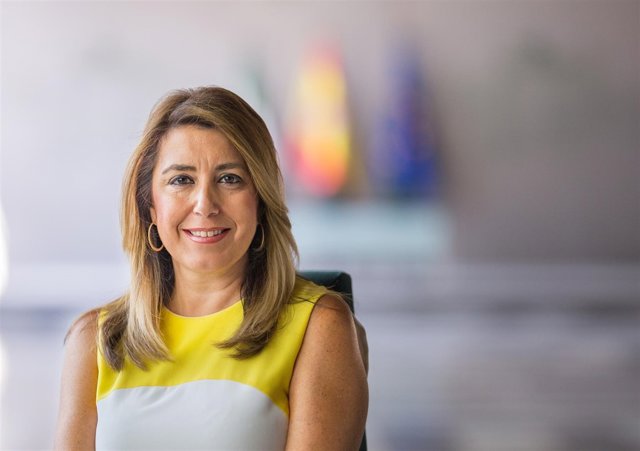 La presidenta de la Junta, Susana Díaz, en San Telmo