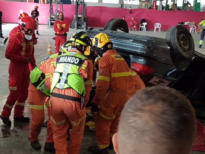 Bomberos de Gandia ganan el el encuentro de rescate en accidentes