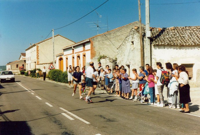 Participantes en la Carrera de El Henar. 