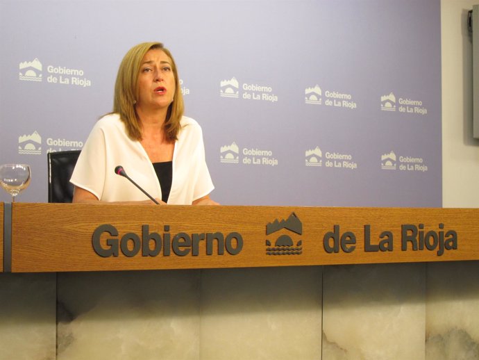 La portavoz del Gobierno riojano, Begoña Martínez                           