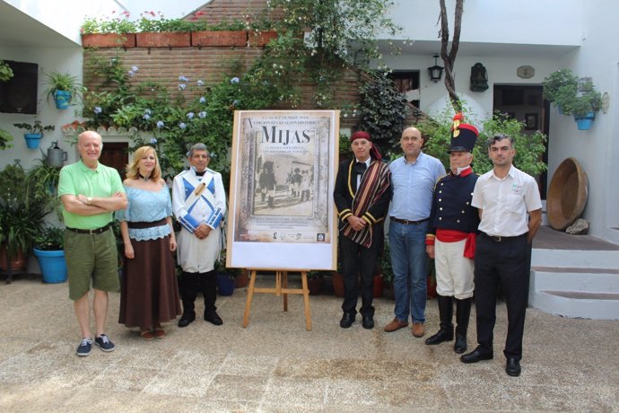 Presentación de la represeneción histórica en Mijas 